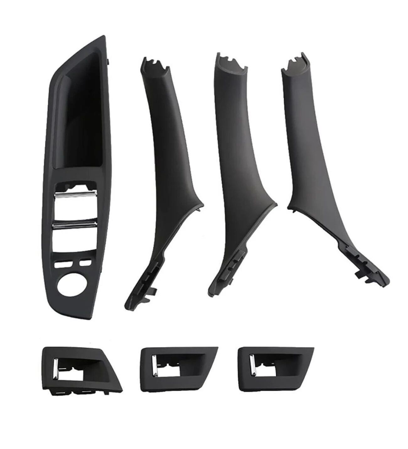 Bmw 5 F10 Kapı Tutamak Seti - Siyah | ITHAL 51417225875