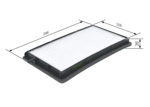 BMW 3 Serisi E36 316i M40 Polen Filtresi | BOSCH 1987432002