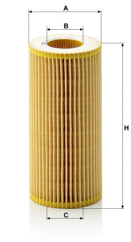 Mercedes E Serisi W211 E 280 CDI OM648 Yağ Filtresi | MANN HU721/2X