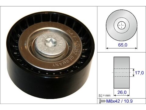 Mercedes Vito III 447 124 CDI V Kayış Gergi Rulmanı | INA 532 0608 10