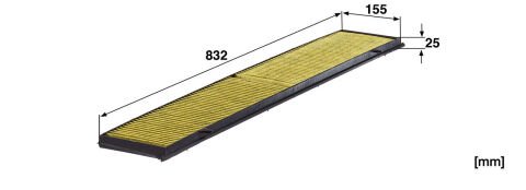 BMW 3 Serisi E90/E91/E92/E93 335i N54 N55 Polen Filtresi | MANN FP 8430
