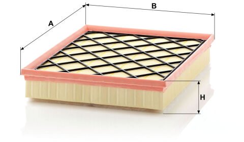 BMW X5 Serisi E70 3.0sd M57D30N2 M57 Hava Filtresi | MANN C 33001