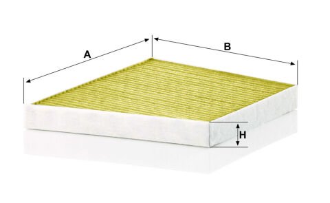 Mercedes E Serisi W211 E 320 BLUETEC OM642 Polen Filtresi | MANN FP3172/1