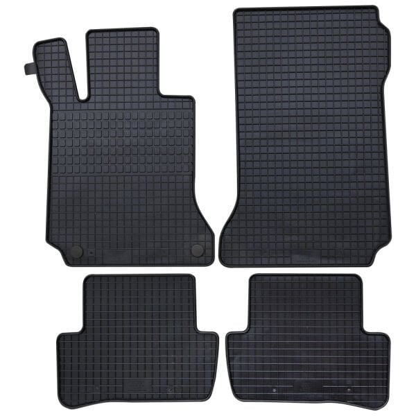 Mercedes C Serisi W204 2007-2014 Siyah Lastik Paspas