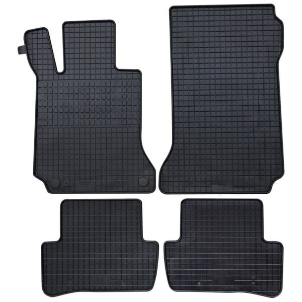 Mercedes C Serisi W204 2007-2014 Siyah Lastik Paspas