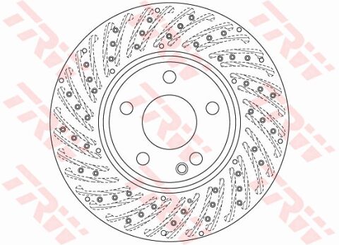 Mercedes CLA Serisi W117 CLA 220 CDI OM651 Ön Fren Diski | TRW DF6262S