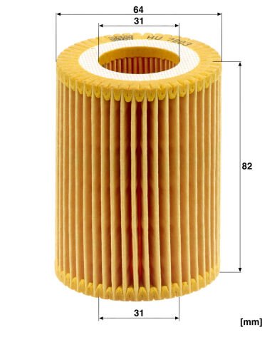 BMW 3 Serisi F30, F31 320i ED N13 Yağ Filtresi | MANN HU 7003X