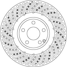Mercedes E Serisi W212 E 350 CDI BlueTEC OM642 Ön Fren Diski | TRW DF6674S