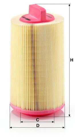 Mercedes C Serisi W203 C 200 CGI M271 Hava Filtresi | MANN C14114