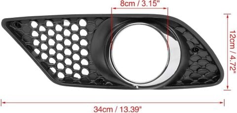 Mercedes C Serisi W204 Sis Far Çerçevesi Sol Nikelajlı 2007-2011 | ITHAL A2048850253