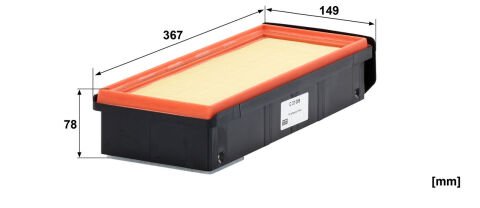 BMW 3 Serisi F30, F31 330 d N57 Hava Filtresi | MANN C 37009