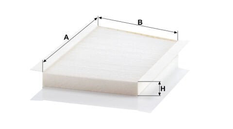 Mercedes C Serisi W203 C 200 Kompressor M111 Polen Filtresi | MANN CU3461/1