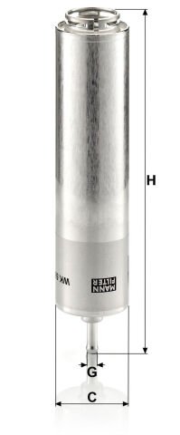 BMW 3 Serisi E90 320d M47 Yakıt Filtresi | MANN WK 5001