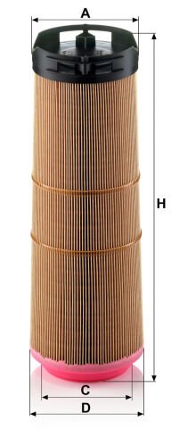 Mercedes C Serisi W203 C 220 CDI OM611/646 Hava Filtresi | MANN C12133