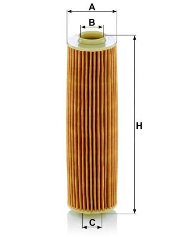 Mercedes E Serisi W212 E 200 CGI BlueEFFICIENCY M271 Yağ Filtresi | MANN HU514Y