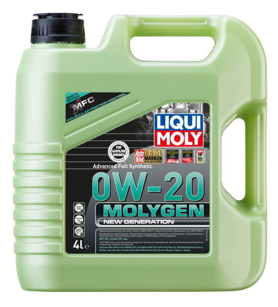 Liqui Moly Molygen New Generation 0w20 (4 Litre) | LQM-21357