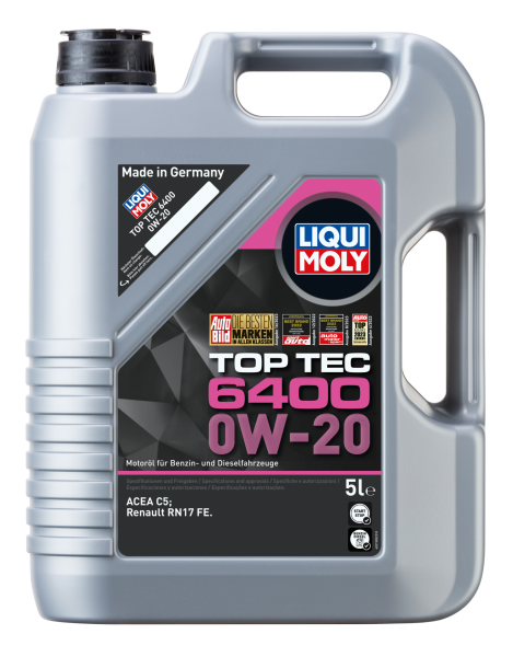 Liqui Moly Top Tec 6400 0w20 (5 Litre) | LQM-21585