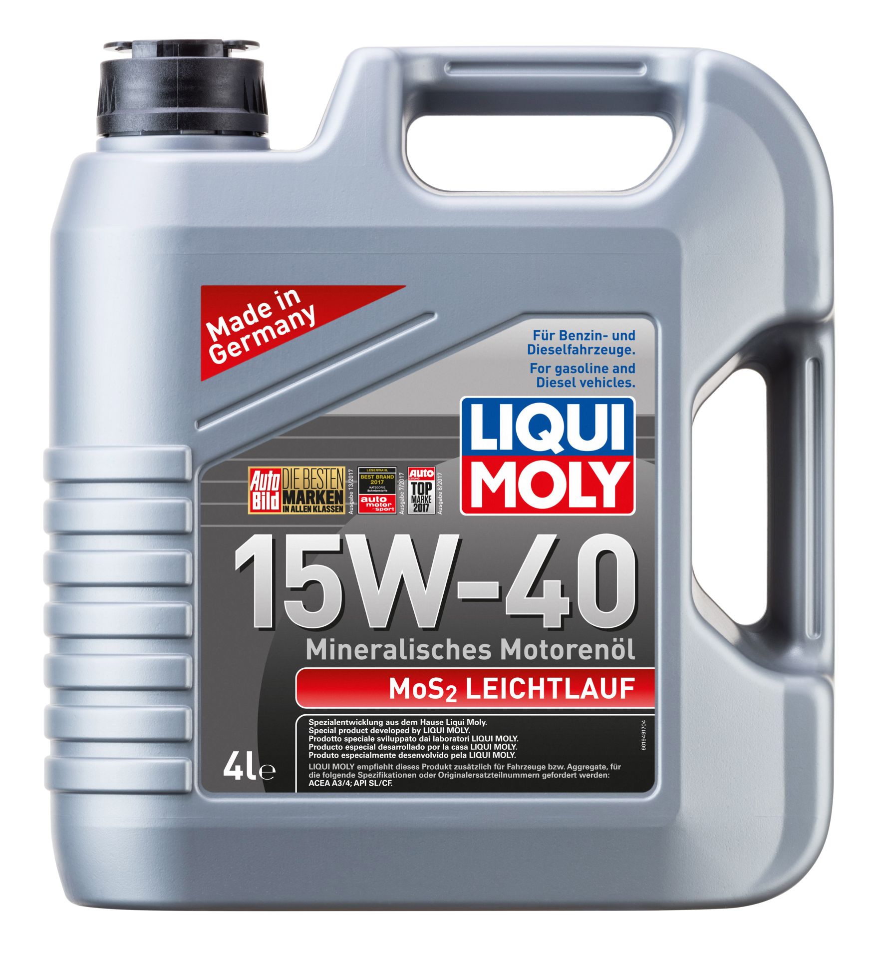 Liqui Moly Mos2 Low-Fiction 15W-40 ( 4 Litre ) | LQM-2631