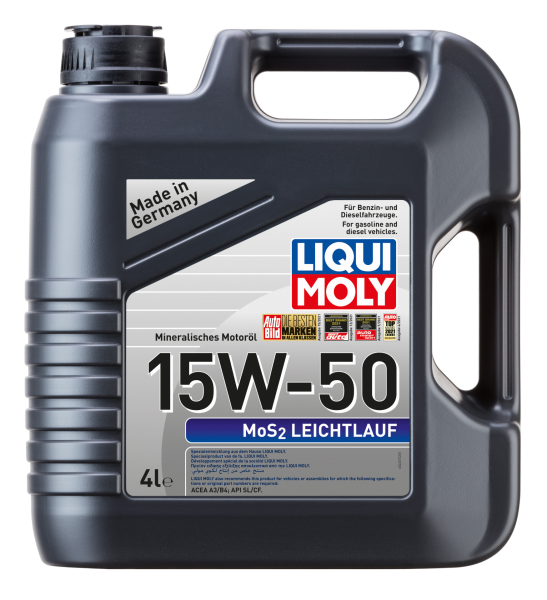 Liqui Moly Süper Düşük Sürtünmeli Mos2 15w50 Motor Yağı ( 4 Litre ) | LQM-2457