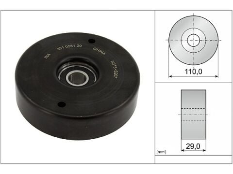 Mercedes C Serisi W203 C 200 Kompressor V Kayış Gergi Rulmanı | INA 531 0551 20