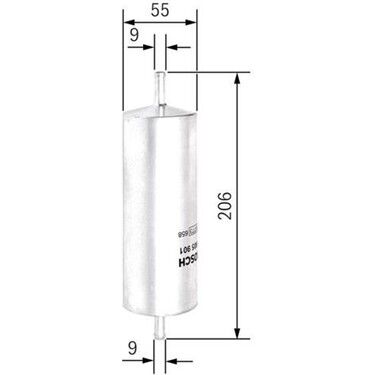 BMW 3 Serisi E36 318i/is M42 Yakıt Filtresi | BOSCH 0450905901