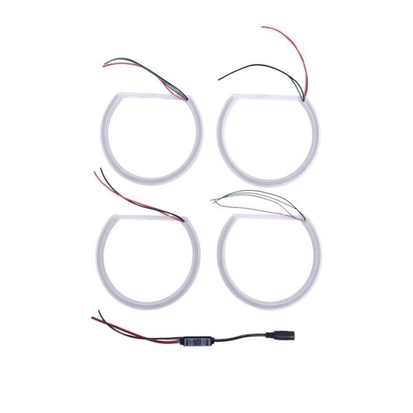 BMW 5 Serisi E39 1995-2003 Siyah Lastik Paspas + RGB LED