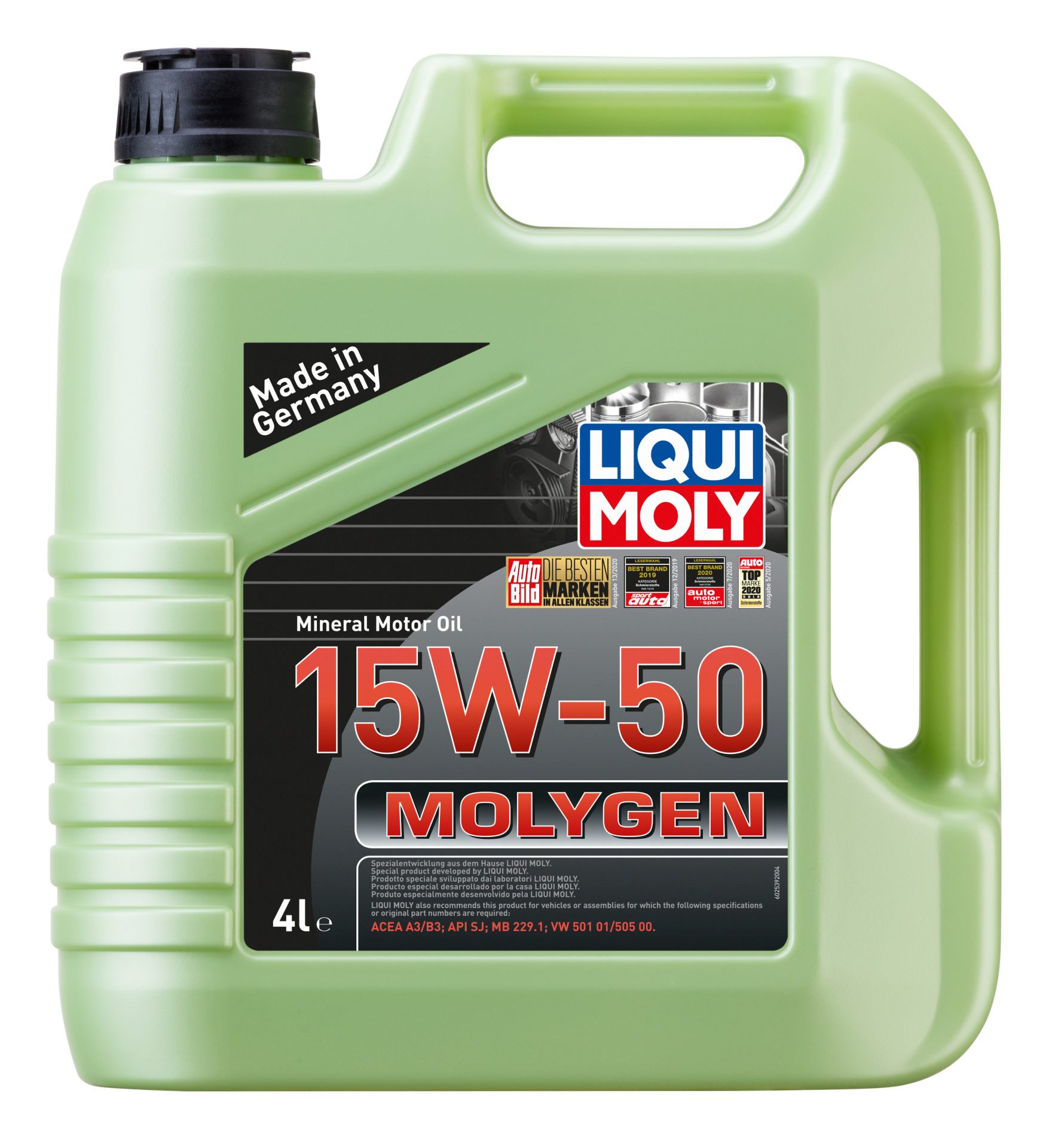 Liqui Moly Molygen 15W-50 (4  Litre) | LQM-2539