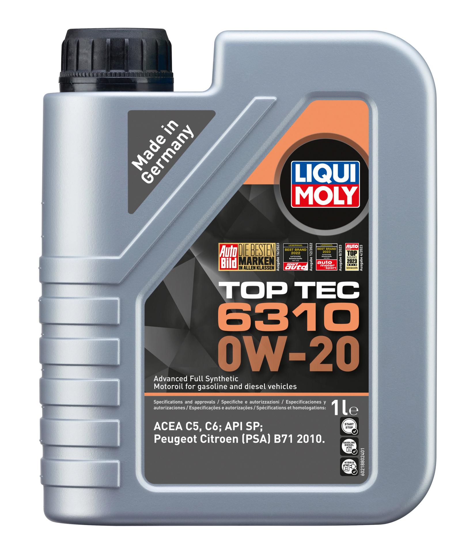 Liqui Moly Top Tec 6310 0W-20 (1 Litre) | LQM-21880