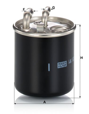 Mercedes E Serisi W212 E 250 CDI BE / BlueTEC OM651 Yakıt Filtresi | MANN WK820/2X