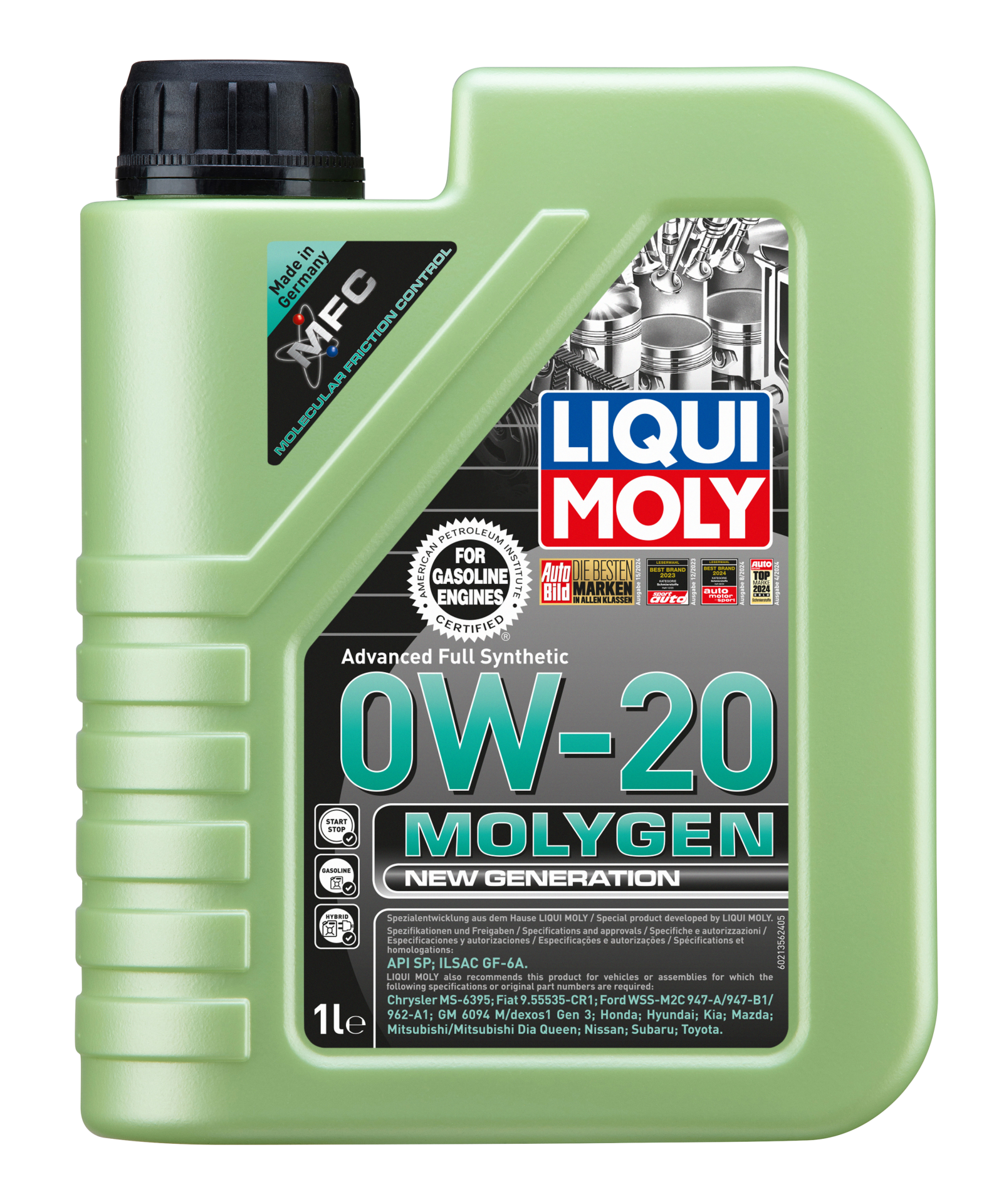 Liqui Moly Molygen New Generation 0W20 1 Litre | LQM-21356