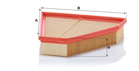 BMW 3 Serisi E90 330i N52 Hava Filtresi | MANN C 27114