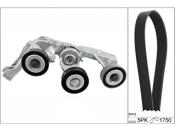 Mercedes A Serisi W168 A 140 Kanallı V Kayışı Seti | INA 529 0081 10