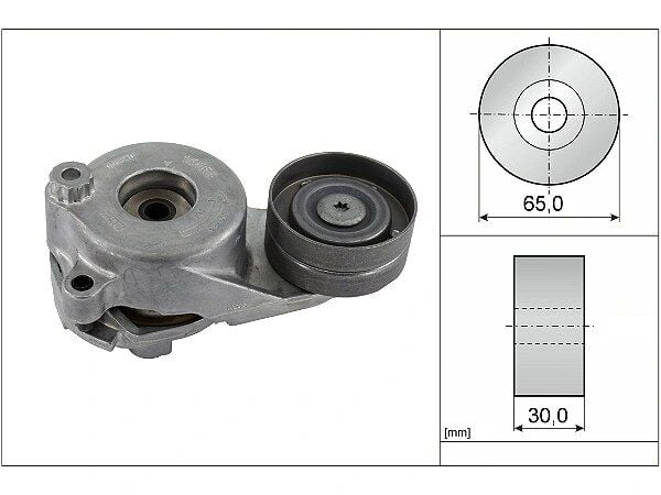 Mercedes M Serisi W164 ML 320 CDI 4-matic V Kayış Gergisi Komple | INA 534 0183 10