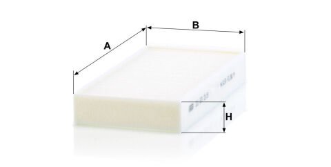 BMW X2 F39 20 dX B47 Polen Filtresi | MANN CU 23015-2