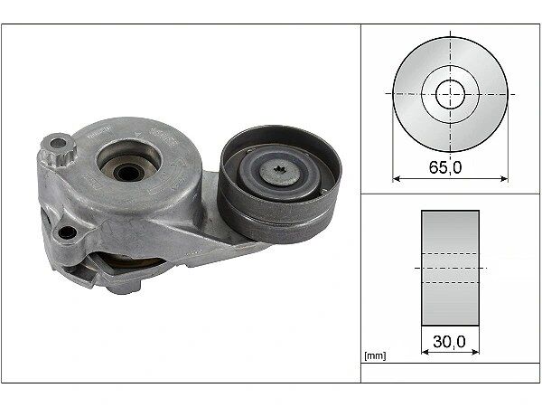 Mercedes M Serisi W164 ML 350 CDI V Kayış Gergisi Komple | INA 534 0183 10