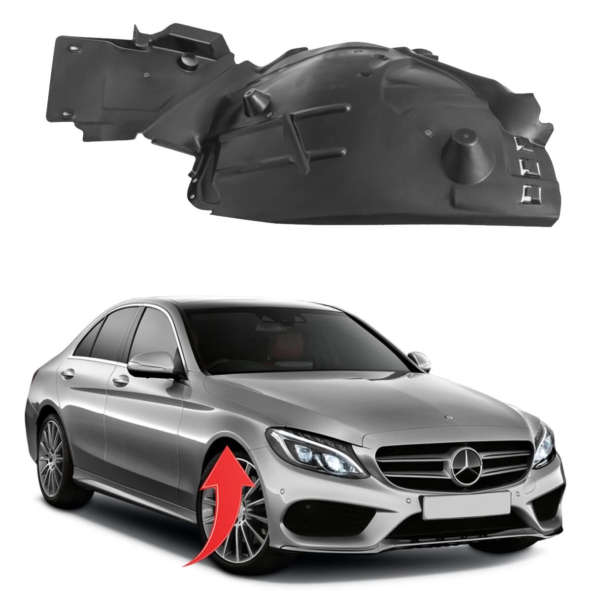 Mercedes C Serisi W205 Çamurluk Davlumbazı Ön Sağ | ITHAL A2056912800