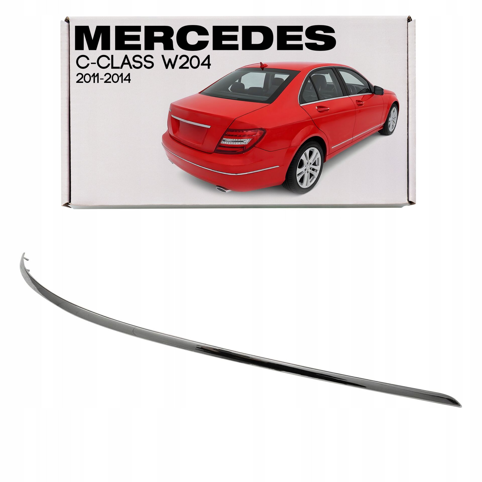 Mercedes C Serisi W204 Tampon Arka Nikelajı Sağ | ITHAL A2048853021