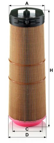 Mercedes C Serisi W204 C 200 CDI OM646 Hava Filtresi | MANN C12133/1