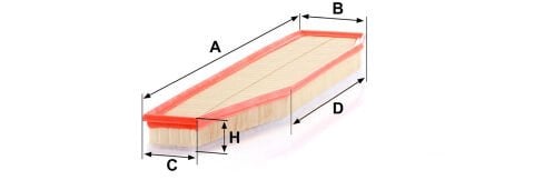 BMW X3 E83 3.0 d M57 Hava Filtresi | MANN C 68001
