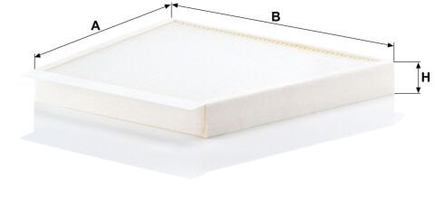 Mercedes E Serisi Coupe C207 E 200 CGI BlueEFFICIENCY M271 Polen Filtresi | MANN CU3172/1