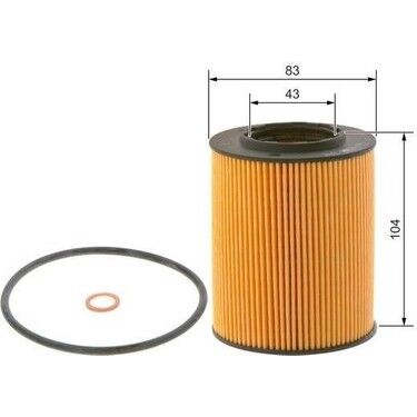 BMW 3 Serisi E36 320i M50 Yağ Filtresi | BSG 15-140-002