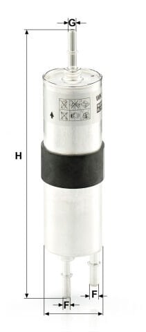 BMW 7 Serisi F01 750i N63 Yakıt Filtresi | MANN WK 515