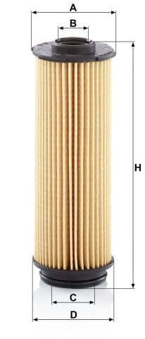 BMW 4 Serisi G22, G23, G26, G82, G83 M 440 i Mild-Hybrid B58 JA1 Yağ Filtresi | MANN HU 6022Z