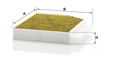 Mercedes E Serisi W213 E 220 d OM654 Polen Filtresi | MANN FP26023