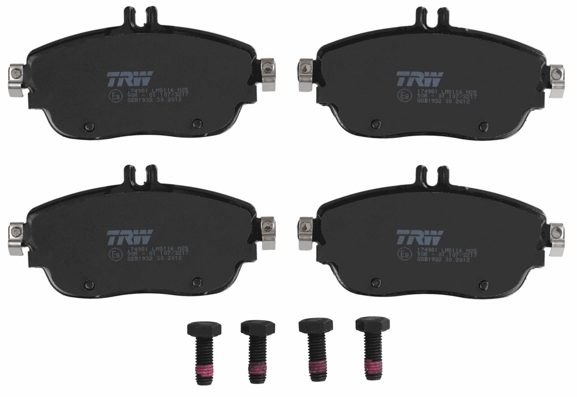 Mercedes B Serisi W246 B 180 BlueEFFICIENCY M270 Ön Fren Balatası | TRW GDB1932