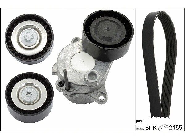 Mercedes GLK X204 GLK 250 CDI BE/BlueTEC Kanallı V Kayışı Seti | INA 529 0321 10