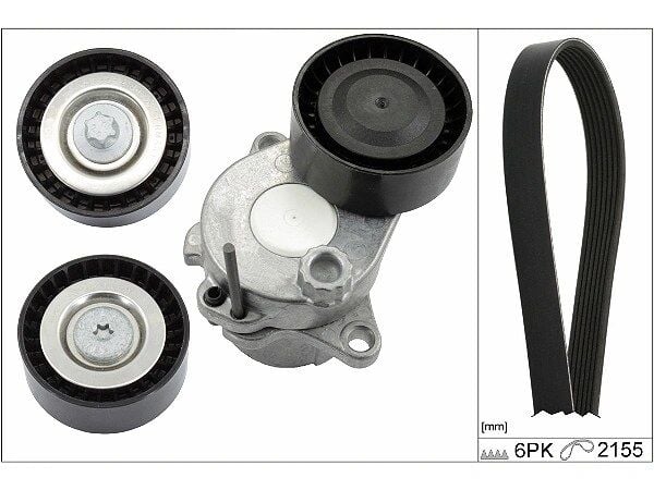 Mercedes C Serisi W204 C 250 CDI 4MATIC Kanallı V Kayışı Seti | INA 529 0321 10