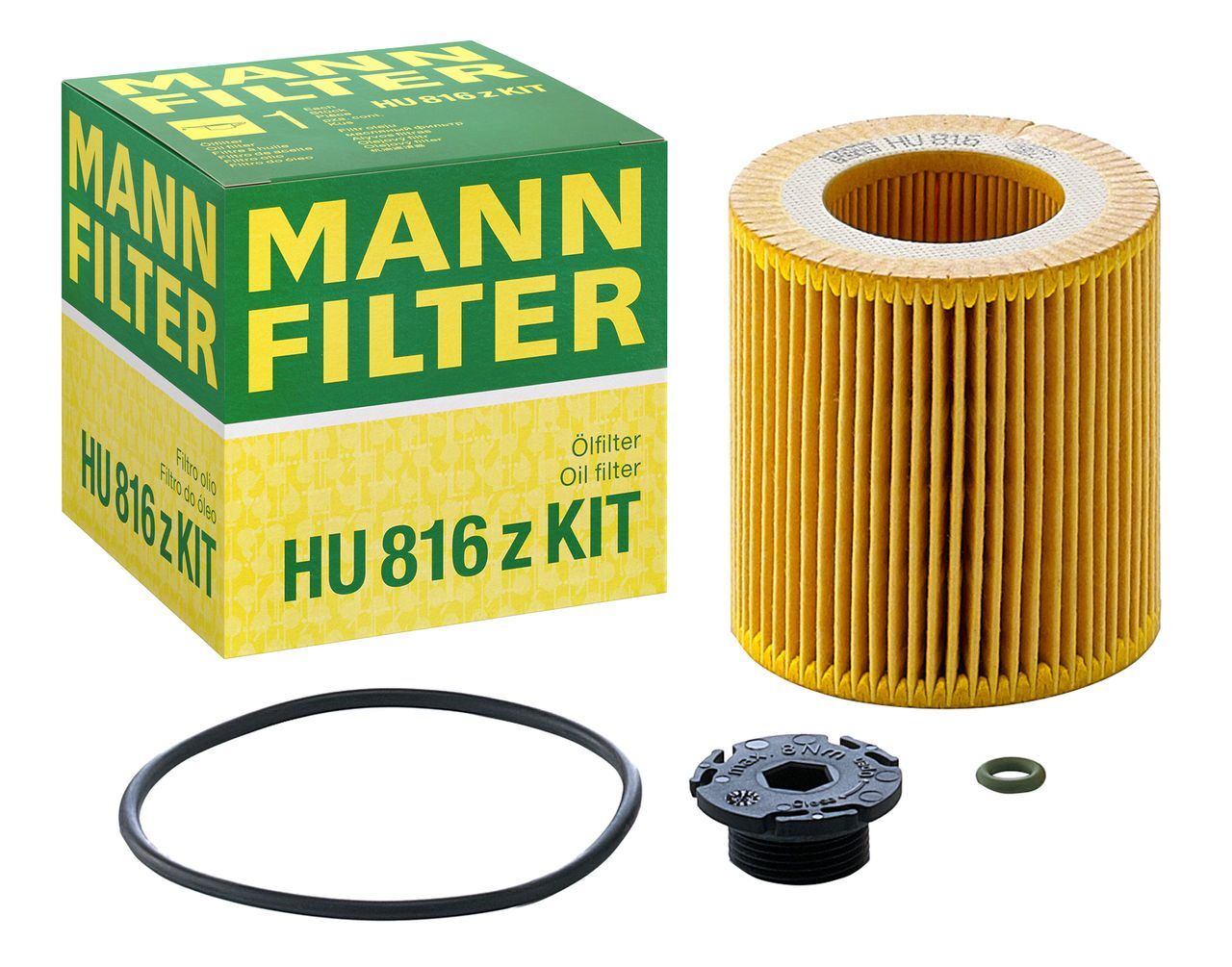 Bmw F10 N20 Yağ Filtresi | MANN HU 816 z KİT