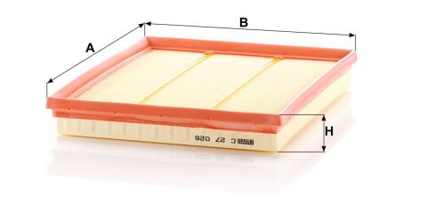 BMW 3 Serisi F30 335i N55 Hava Filtresi | MANN C 27026