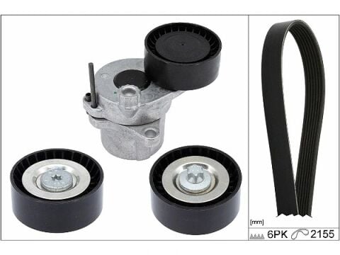 Mercedes C Serisi W204 C 200 CDI V Kayış Seti | INA 529 0479 10